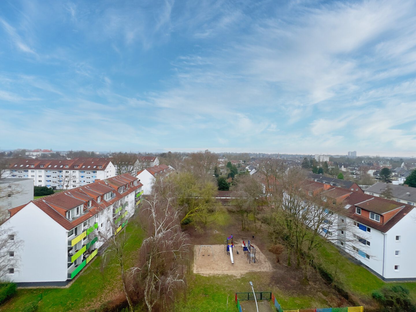 Ausblick vom Balkon