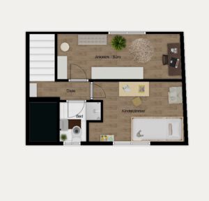 Grundriss Spitzboden